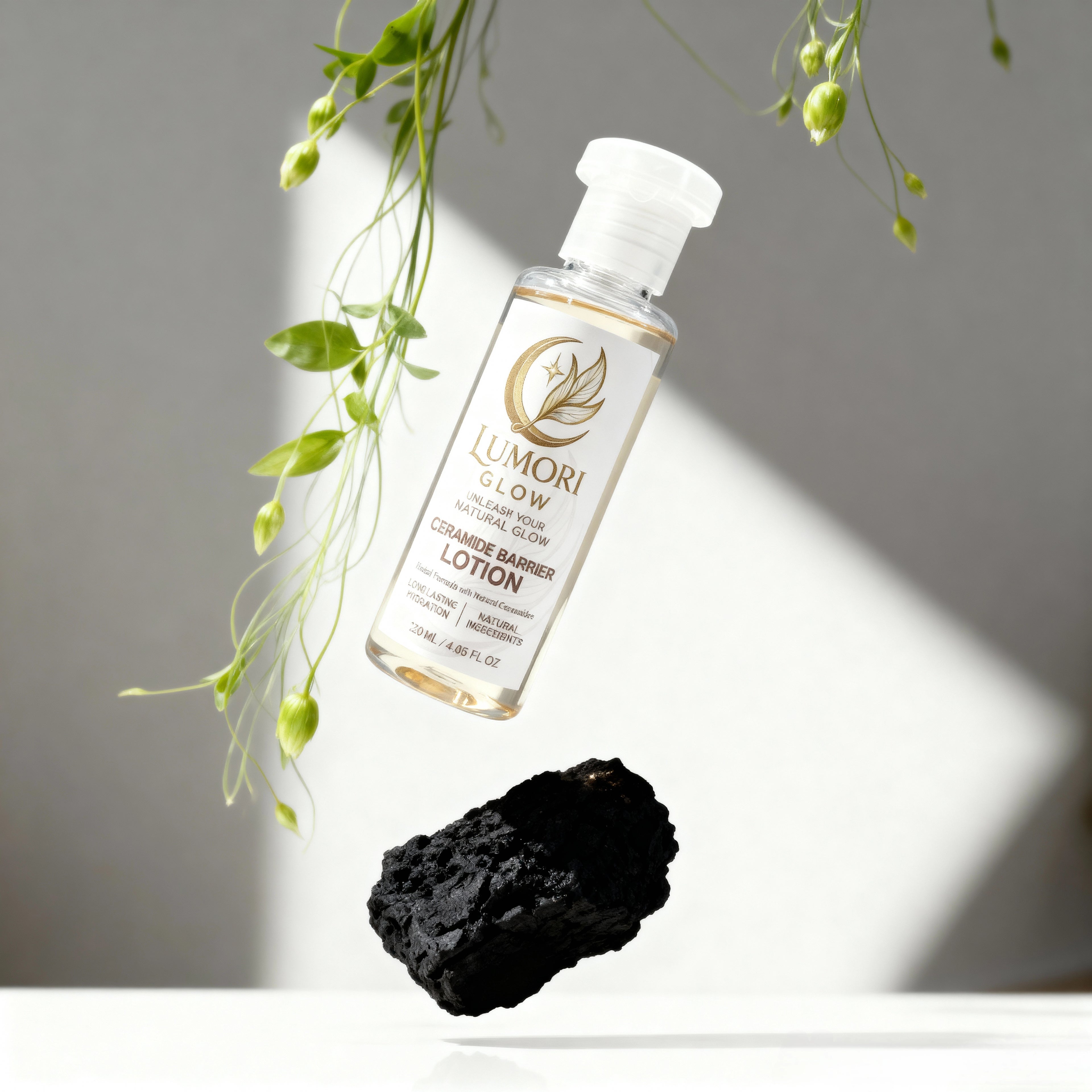 Lumori Glow Ceramide Barrier Lotion - Natural Hydrating Body Lotion for Face, Hands & Feet | 120ml